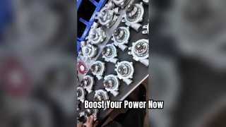 高品質なターボチャージャーが完成しました！