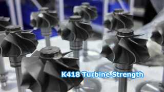 タービンホイールブレード材質:K418