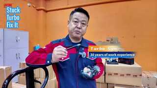 長期間使用していなかったターボチャージャーが回転しなくなったらどうすればよいですか?